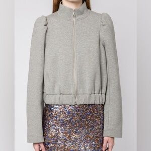 Dries Van Noten Huras jacket in grey melange